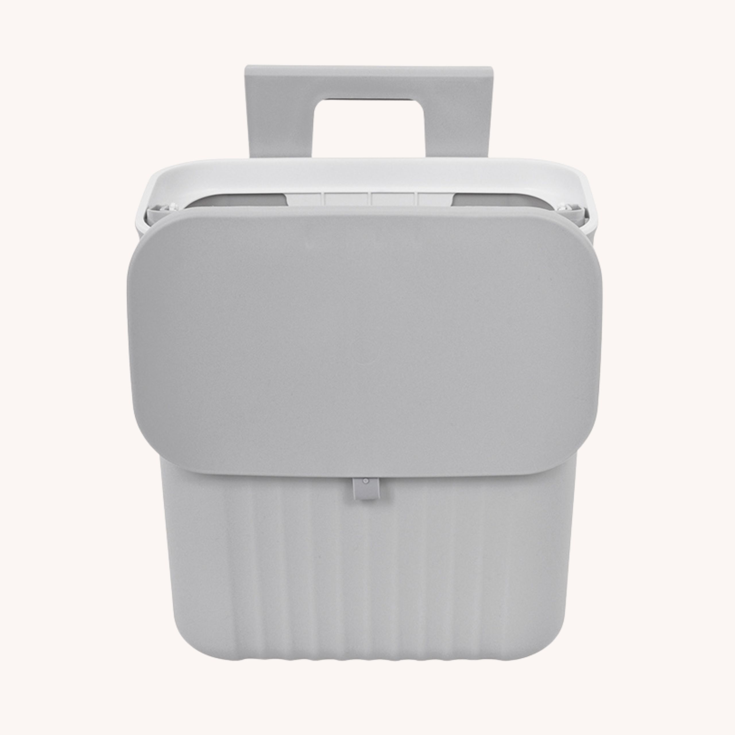 KOSZ NA ŚMIECI JASNO SZARY - obrazek 3