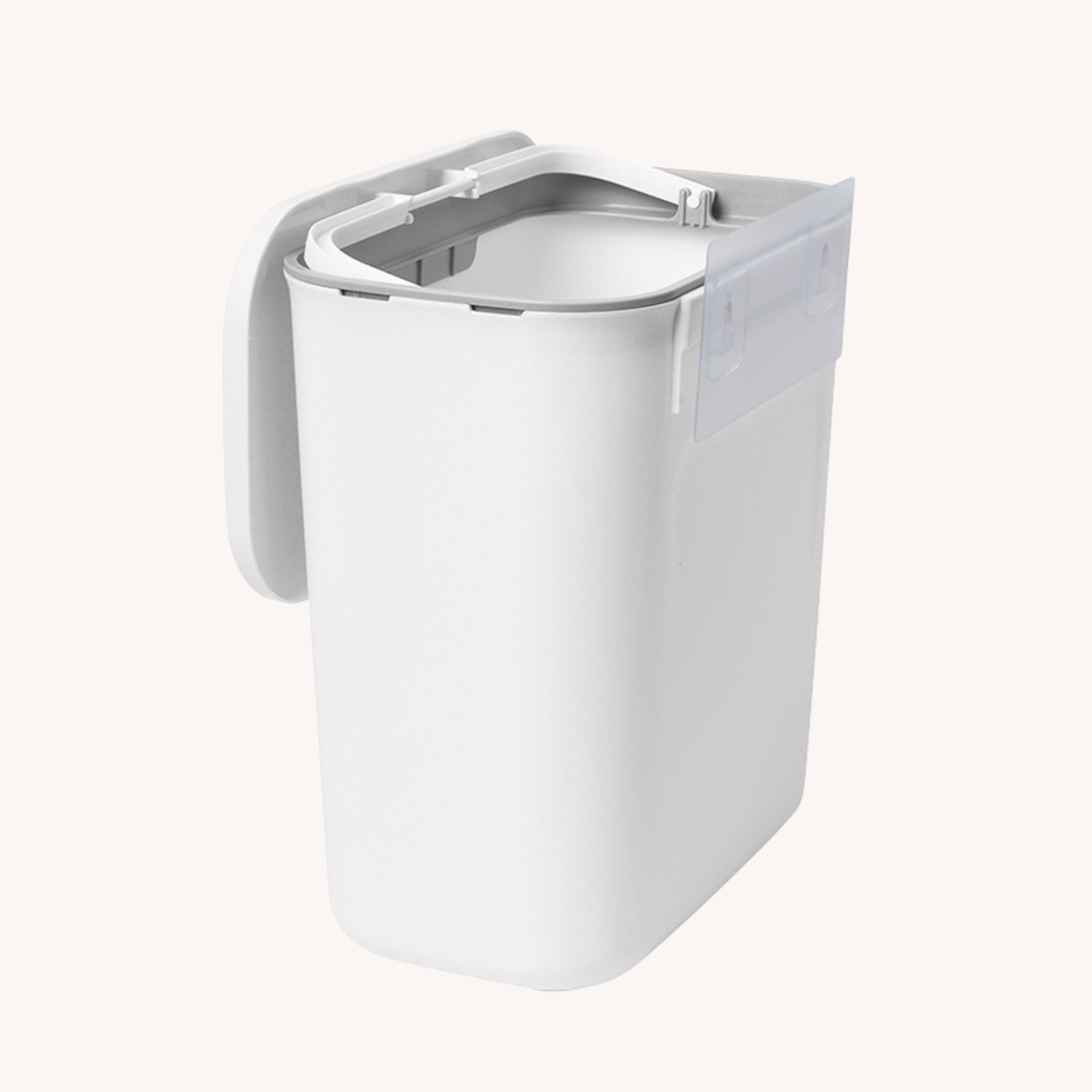 KOSZ NA ŚMIECI BIAŁY - obrazek 5