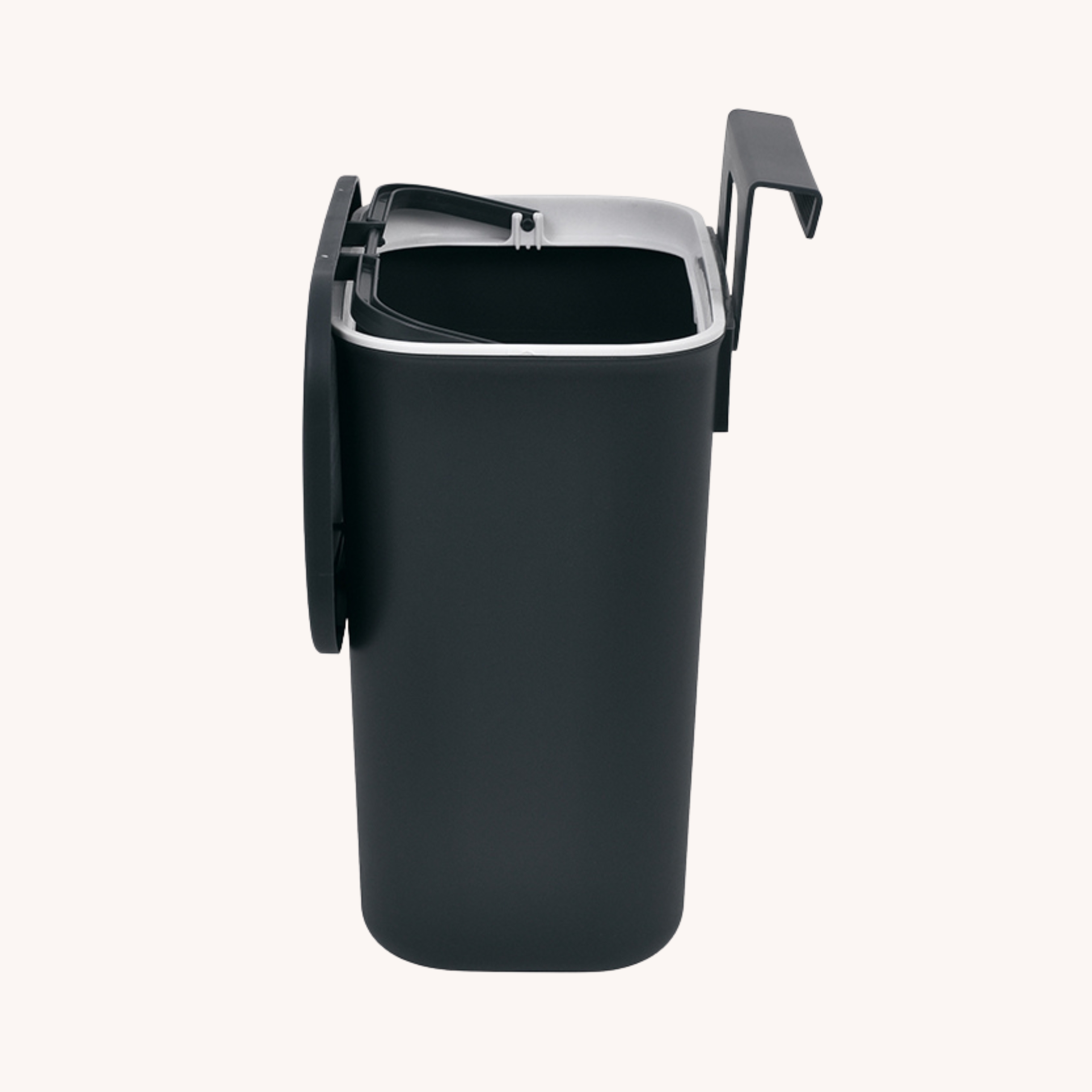 KOSZ NA ŚMIECI CIEMNO SZARY - obrazek 6