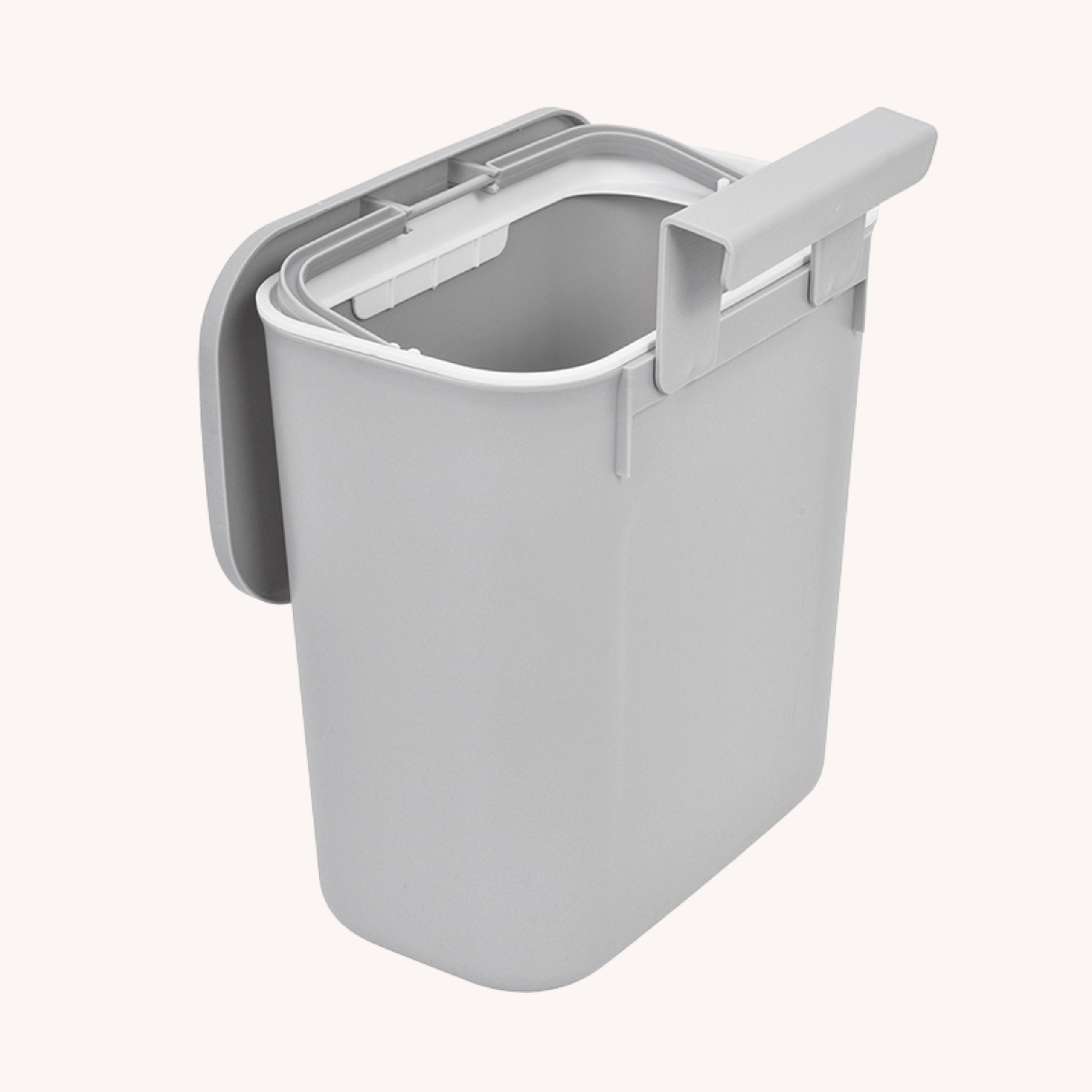 KOSZ NA ŚMIECI JASNO SZARY - obrazek 5