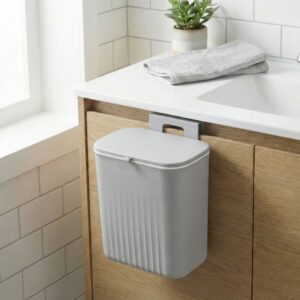 KOSZ NA ŚMIECI JASNO SZARY